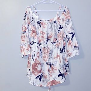 Cold shoulder Maternity top